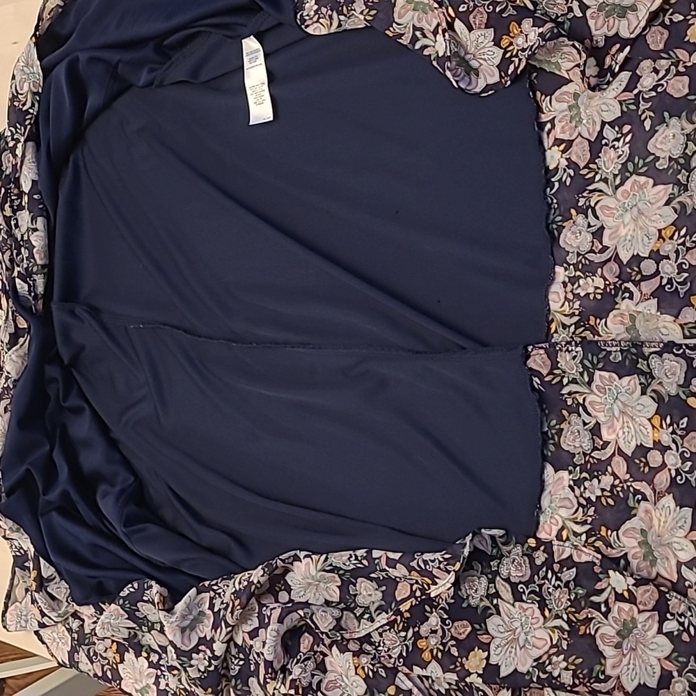 LIKE NEW Altar'd State Floral Print High Low Floral Short Sleeved Dress - Picture 7 of 12